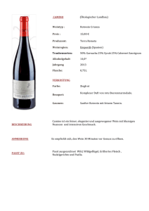 CAMINO (Ökologischer Landbau) Weintyp : Rotwein Crianza Preis