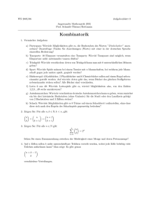 Kombinatorik - PH Ludwigsburg