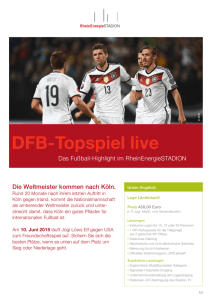 DFB-Topspiel live - RheinEnergieSTADION
