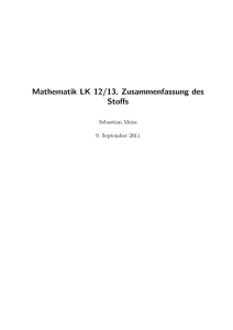 Teil II: Lineare Algebra und analytische Geometrie - me