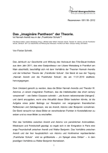 „imaginäre Pantheon“ der Theorie. - Philipps