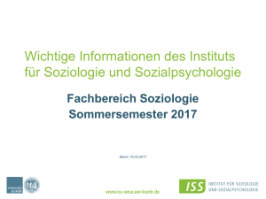 Link - Institut für Soziologie und Sozialpsychologie (ISS)
