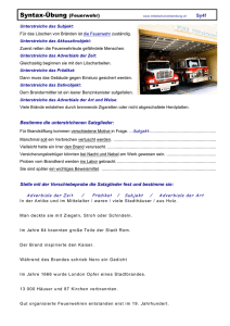 Syntax-Übung (Feuerwehr)