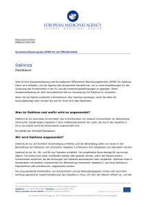 Europäischer öffentlicher Beurteilungsbericht - EMA