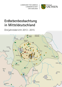 Erdbebenbeobachtung in Mitteldeutschland