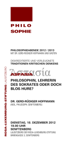 philosophieabende 2012 / 2013 - Gerd