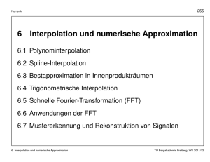 6 Interpolation und numerische Approximation