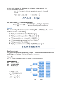 LAPLACE – Regel Baumdiagramm