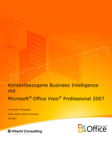 Visio 2007 BI Whitepaper - Microsoft Center