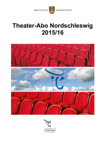 Theater-Abo Nordschleswig 2015/16