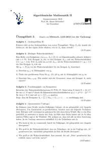 Algorithmische Mathematik II ¨Ubungsblatt 3.