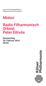 Midori Radio Filharmonisch Orkest Peter Eötvös