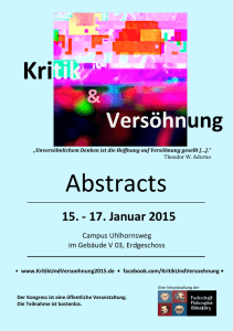 Kritik Abstracts