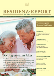 RESIDENZ-Report - Residenz am Dom