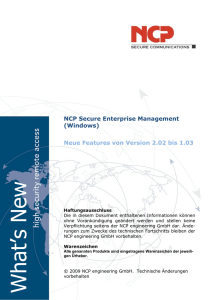 What`s New - NCP engineering GmbH