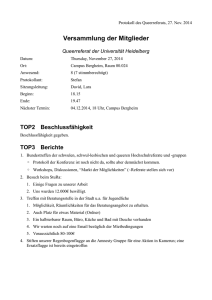 Protokoll 2014-11-27 - StuRa Heidelberg