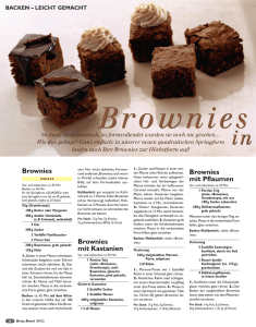 Brownies in allen Variationen.