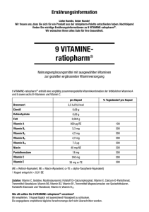 9 VITAMINE- ratiopharm