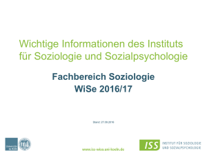Link - Institut für Soziologie und Sozialpsychologie (ISS)
