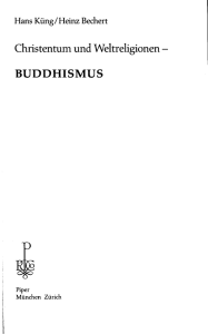 Christenttim und Weltreligionen - BUDDHISMUS