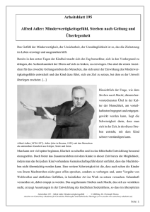 Arbeitsblatt 195 Alfred Adler - Die Anselm-von-Canterbury