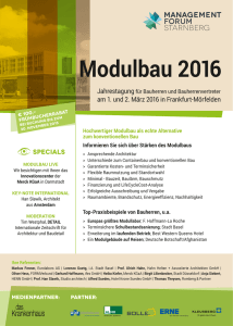 Modulbau 2016 - Forum