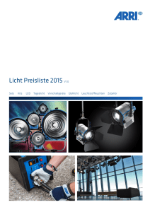 Licht Preisliste 2015 V1.0