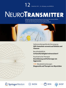 NeuroTransmitter vom Dezember 2014