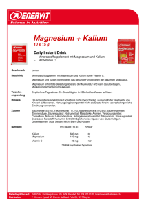 Magnesium + Kalium