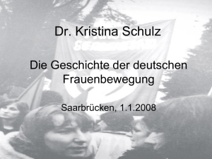 Dr. Kristina Schulz - Stiftung Demokratie Saarland
