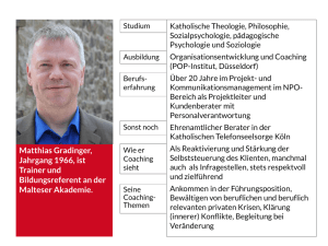 Matthias Gradinger, Jahrgang 1966, ist Trainer und Bildungsreferent