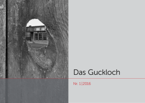 Guckloch Nr. 1/2016
