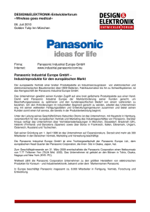 Panasonic Industrial Europe GmbH