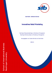 Innovatives Retail Marketing