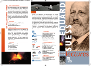 Eduard Suess Lectures Folder