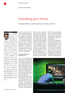 Gutenberg goes Screen