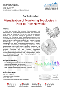 Visualization of Monitoring Topologies in Peer-to
