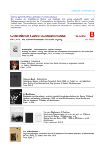 Bücher B bis Beuys - Heidrichs Kunsthandlung