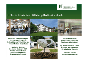HELIOS Klinik Am Stiftsberg, Bad Grönenbach
