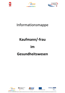 Informationsmappe Kaufmann/-frau im
