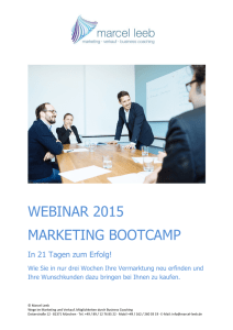 webinar 2015 marketing bootcamp