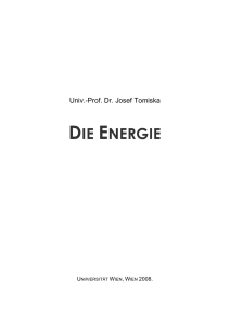 die energie - Universität Wien