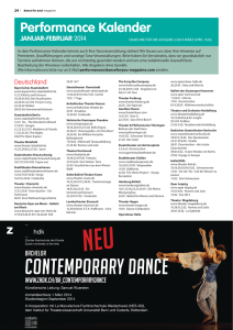 Contemporary Dance - Dance for You Magazine