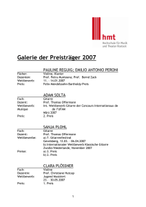 Preisträger Musik 2007
