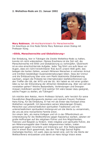 2. Weltethos Rede Mary Robinson