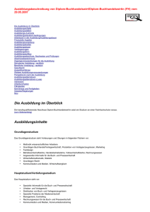 Diplom-Buchhandelswirt/Diplom-Buchhandelswirtin (FH)