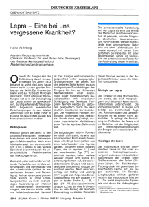 Lepra - Deutsches Ärzteblatt