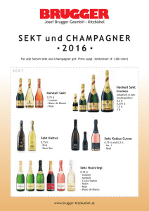 SEKT und CHAMPAGNER - Josef Brugger GmbH