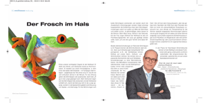 Der Frosch im Hals - HNO München
