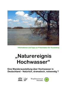Naturereignis Hochwasser - Biosphärenreservat Mittelelbe